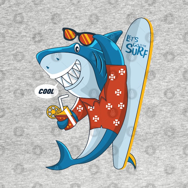 Shark Surfer by Mako Design 